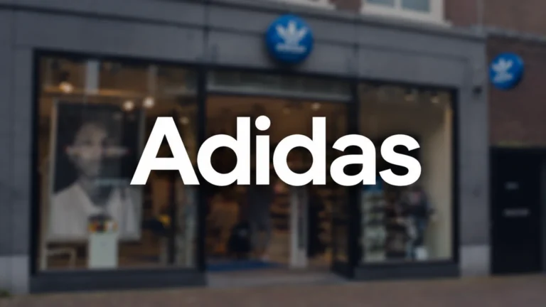 Grafický náhled s názvem Adidas na ztlumeném ilustračním fotografickém pozadí