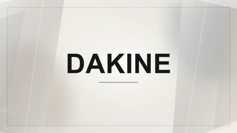 Světlý geometrický náhled s nápisem Dakine